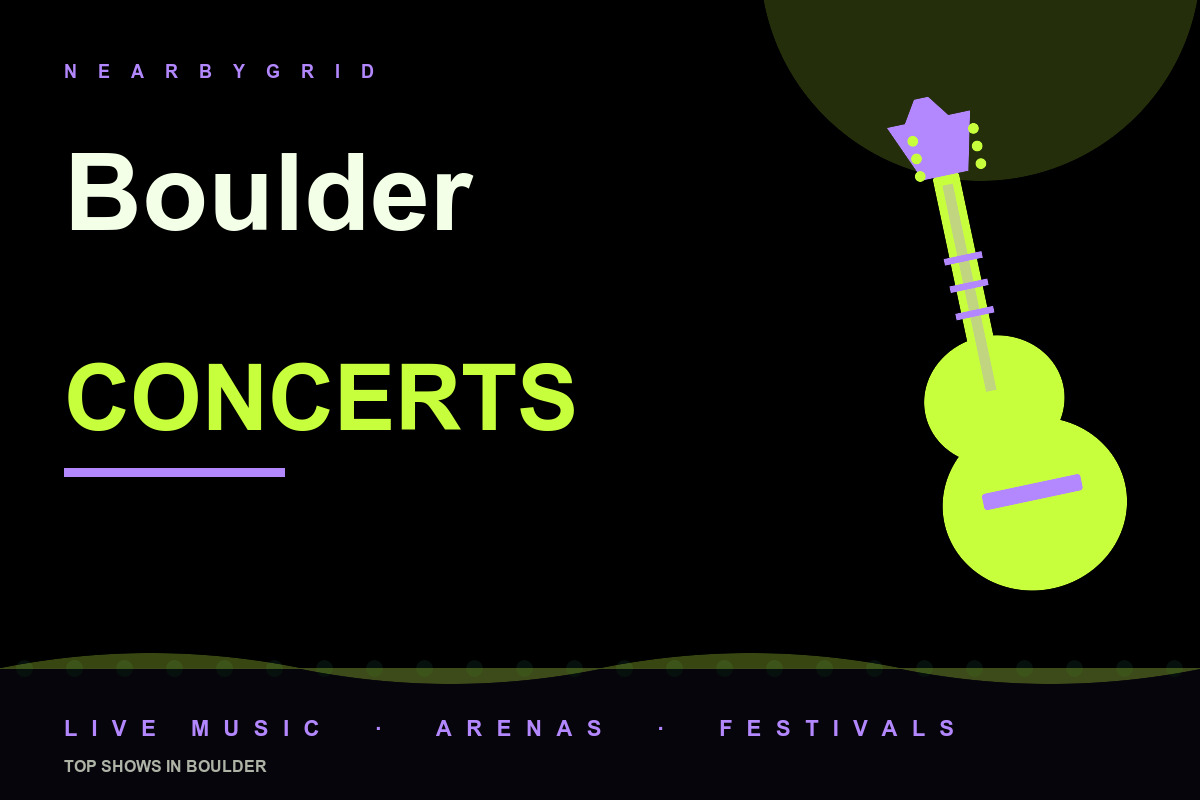 Top Boulder Concerts