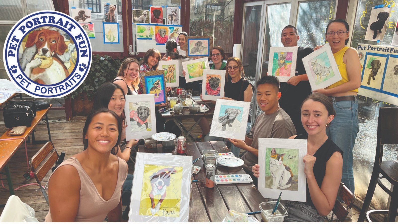 Pups and Pints: Paint a Pet Portrait at d.b.a. East Village