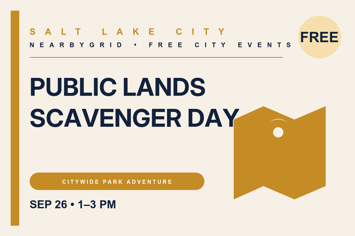 FREE Salt Lake City: Public Lands Scavenger Celebration