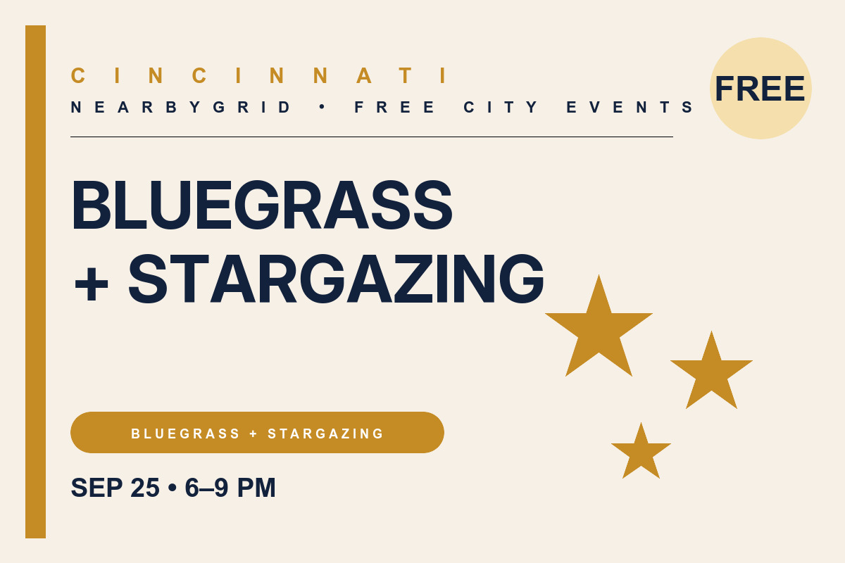 FREE Cincinnati: Bluegrass & BBQ