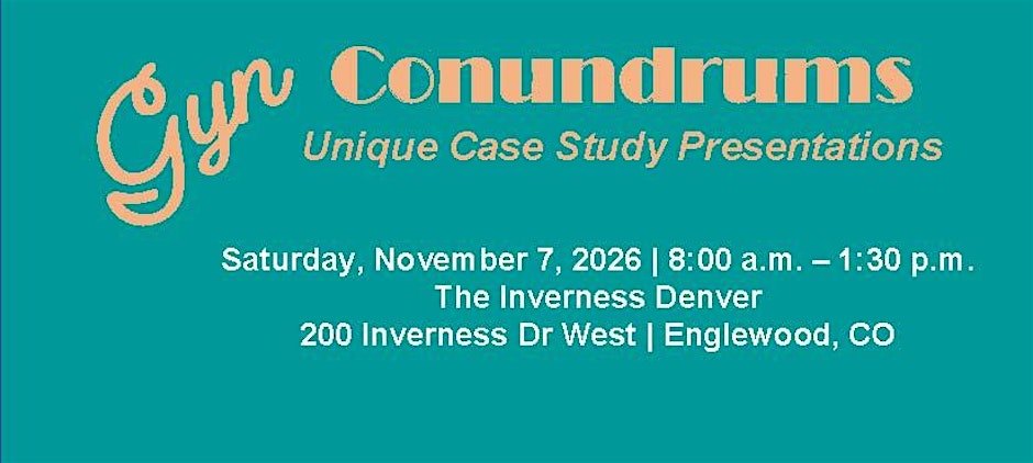 ACOG Colorado Gyn Conundrums 2026