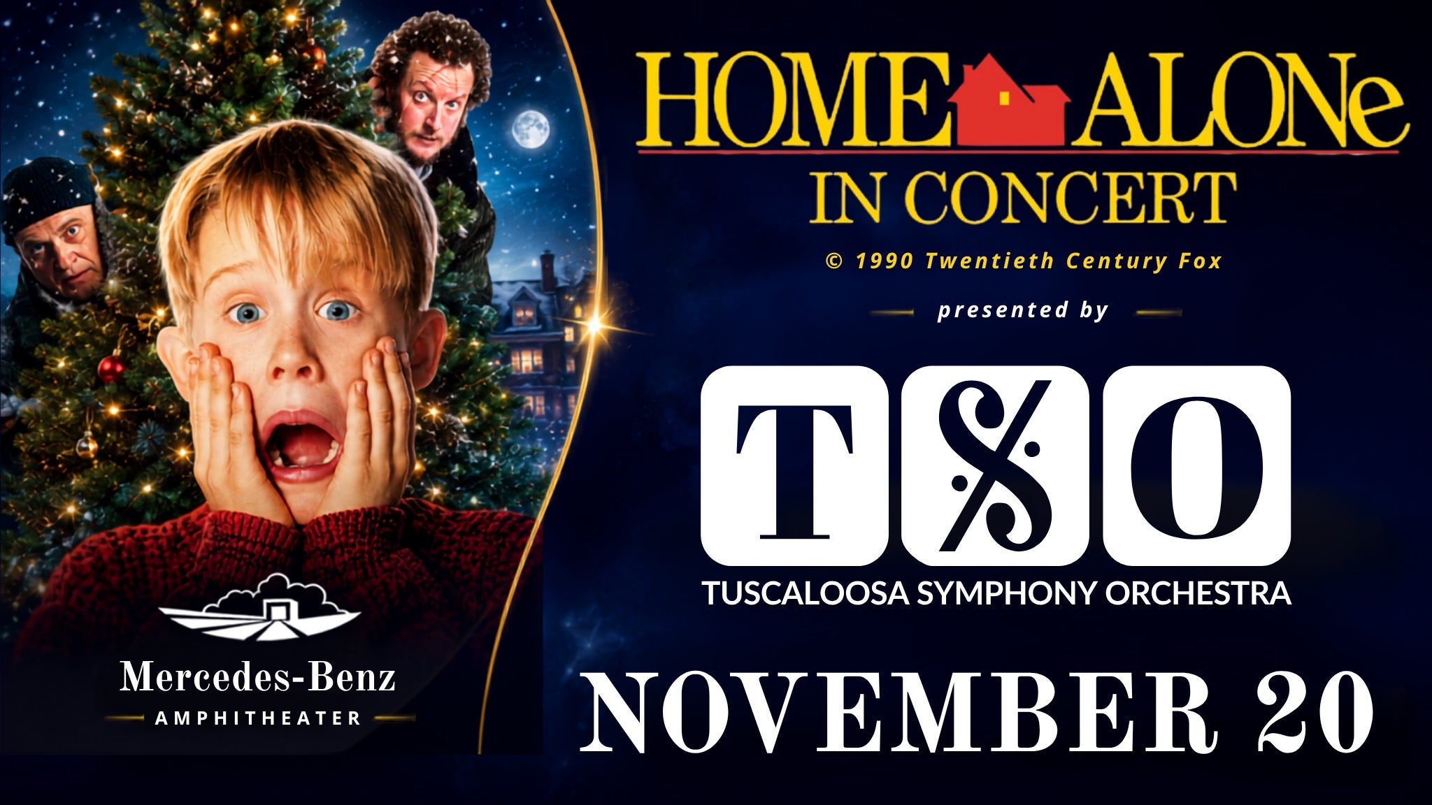Tuscaloosa Symphony Orchestra "Home Alone in Concert"