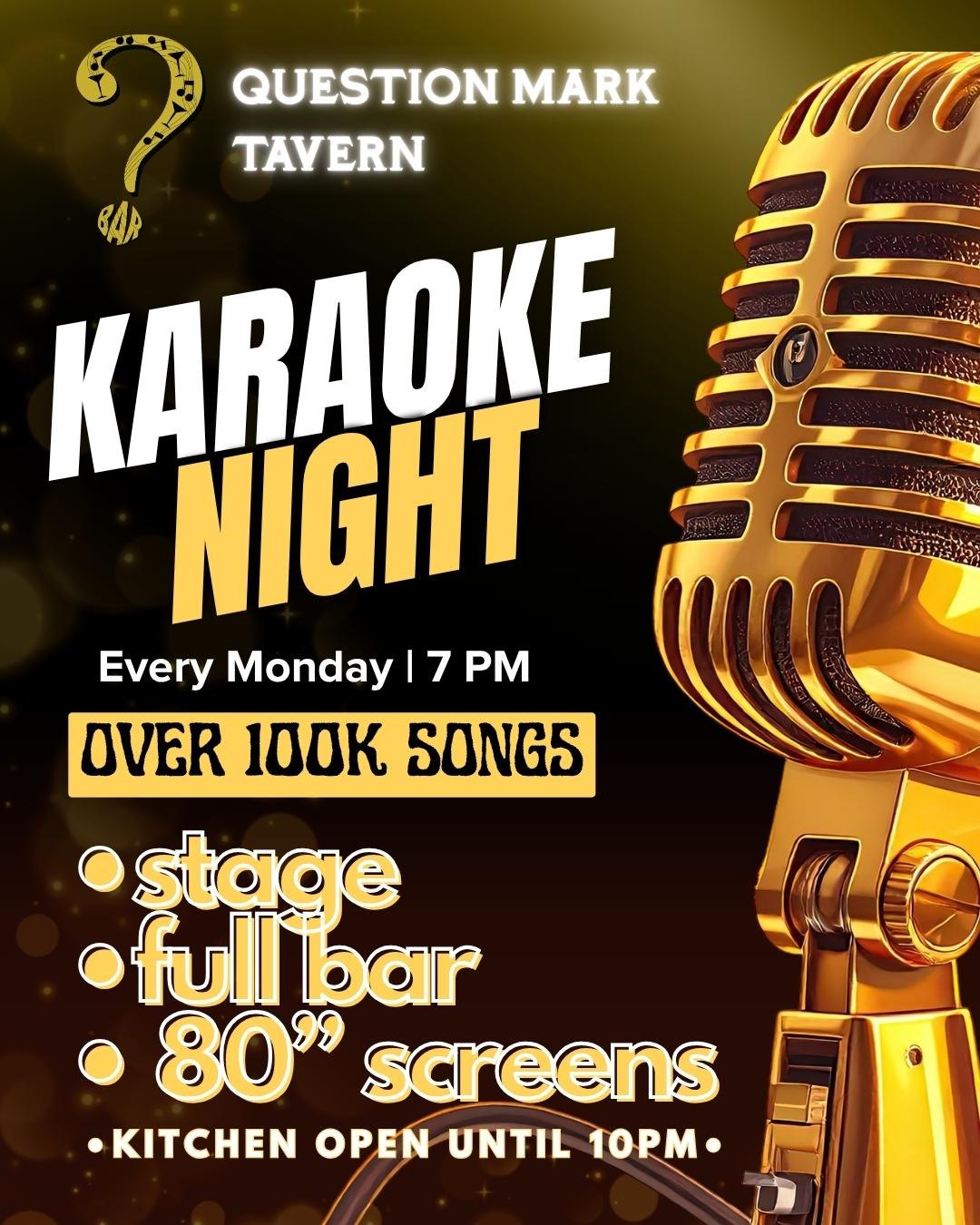 Karaoke Night at Question Mark Tavern