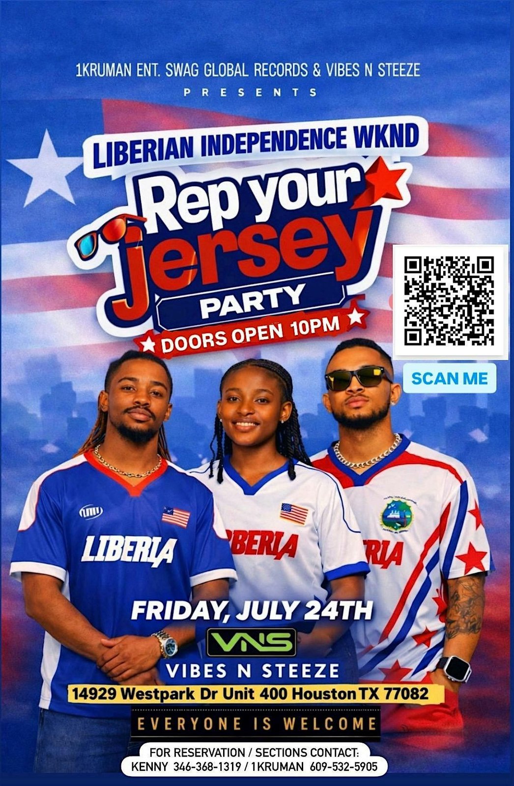 Liberian Independence WKND: Rep Your Jersey Party, Karaoke Edition