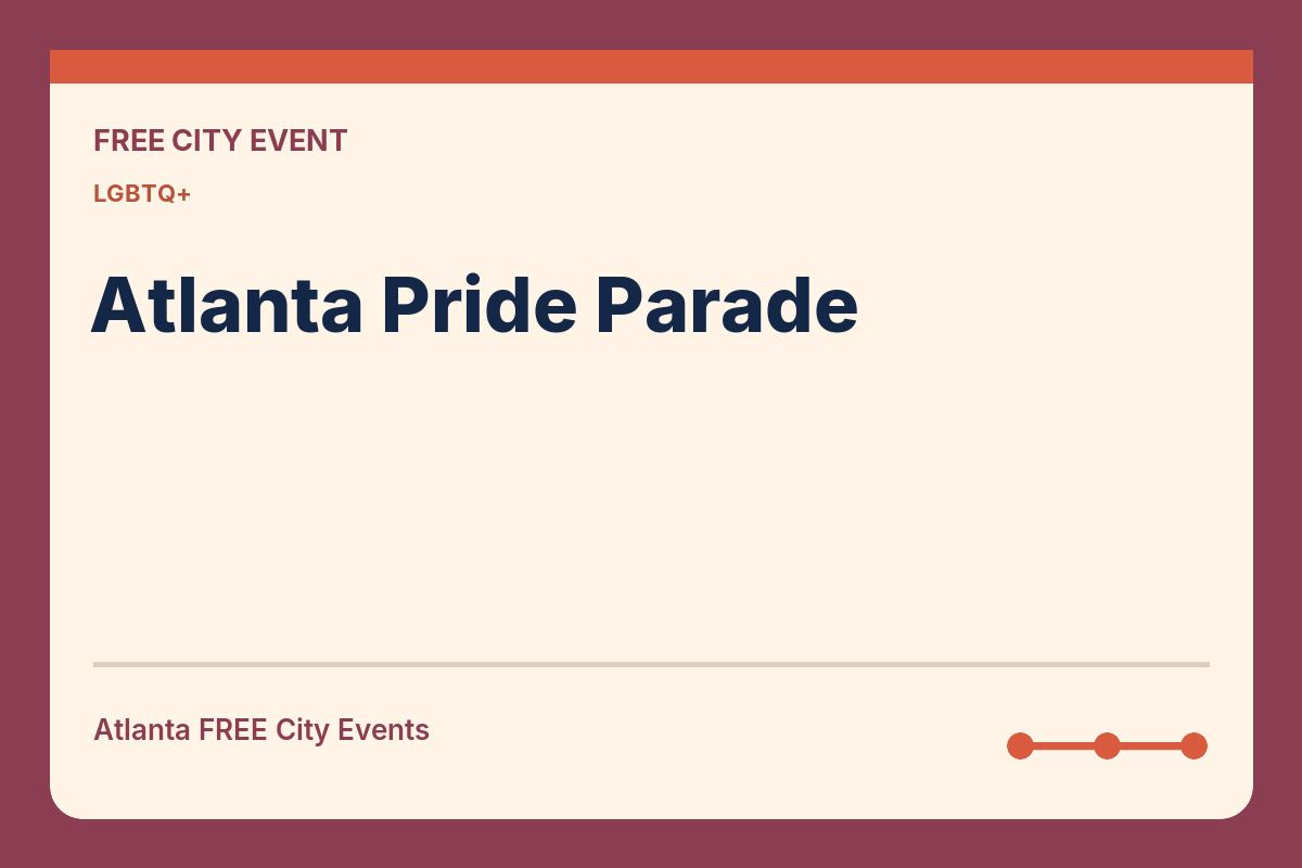 FREE Atlanta: Atlanta Pride Parade
