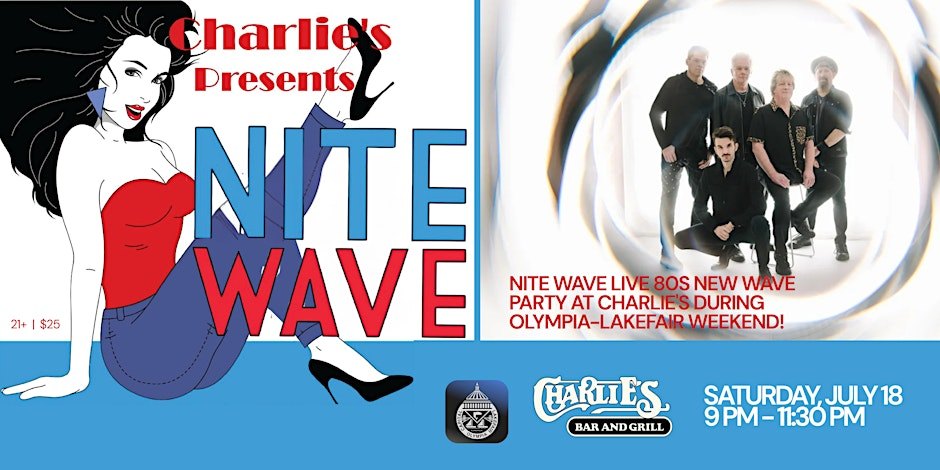 Nite Wave's Best 80's Party Ever! Live at Charlies Bar & Grill
