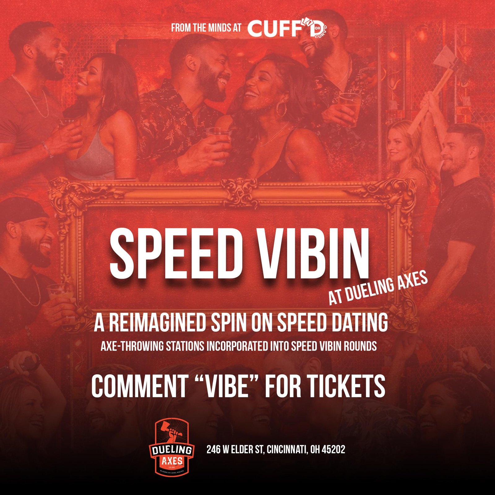 Speed Vibin | Cincinnati Axe Throwing Speed Dating