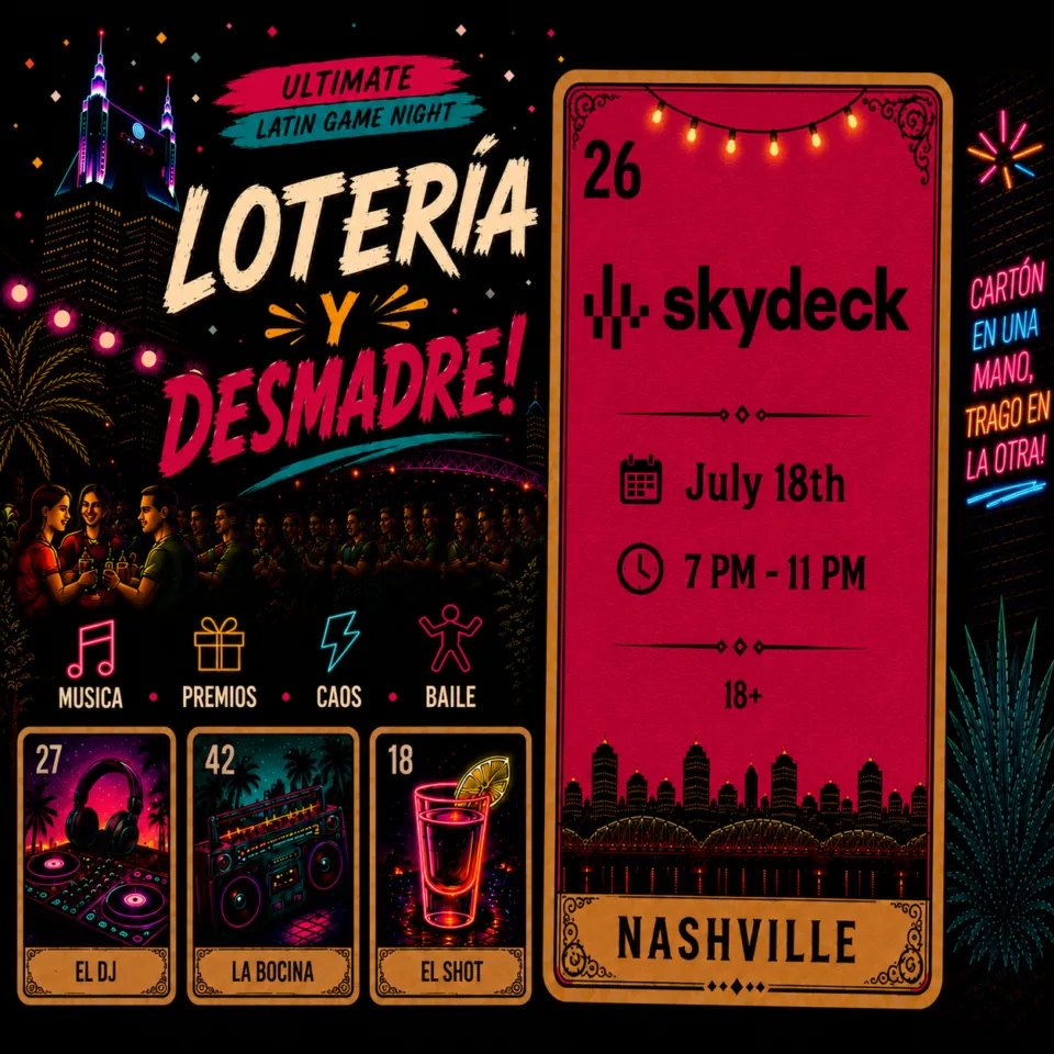 Noche De Lotería (Latin Party Bingo)
