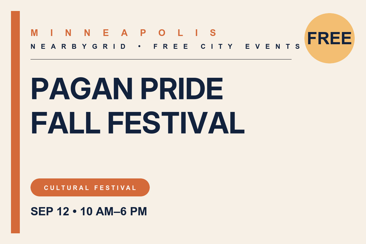 FREE Minneapolis: Twin Cities Pagan Pride Fall Festival