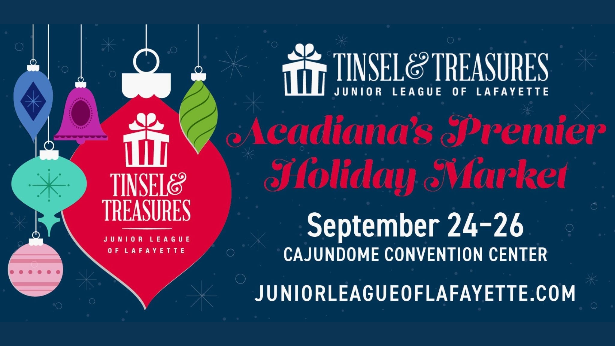 Jr. League of Lafayette Tinsel & Treasures 2026 Preferred Shopping