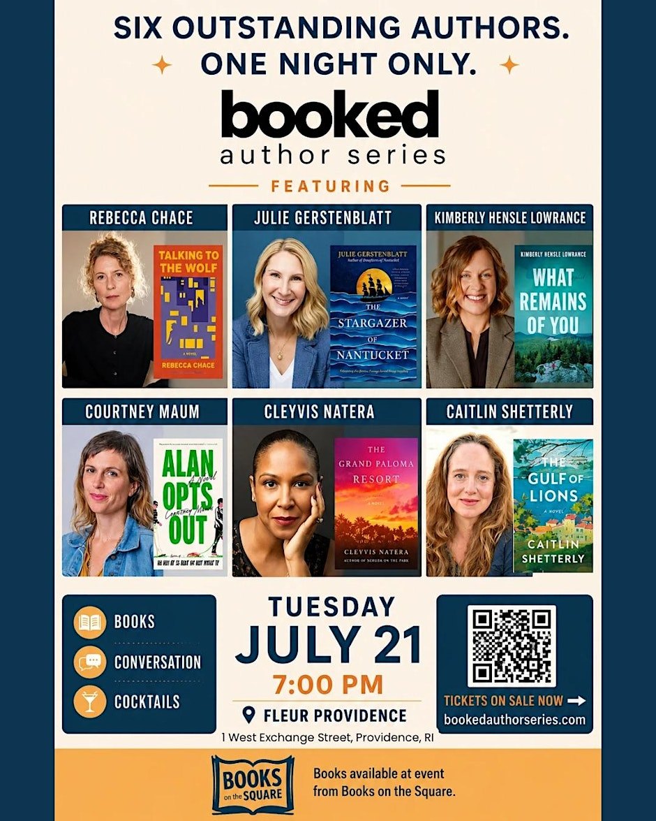 July 21st Booked Author Series