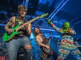 Nekrogoblikon with Aborted, Signs of the Swarm, and Party Cannon