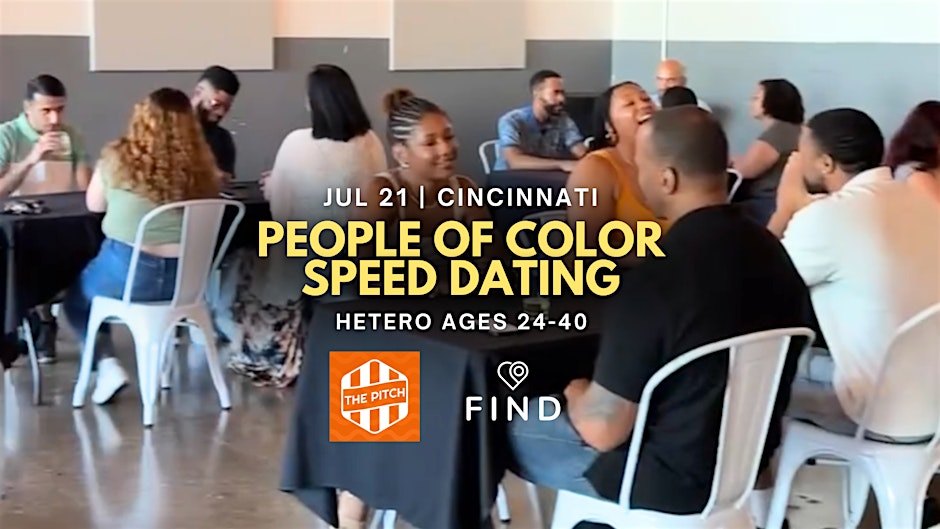 People of Color Speed Dating for Singles Ages 24-40 Cincinnati
