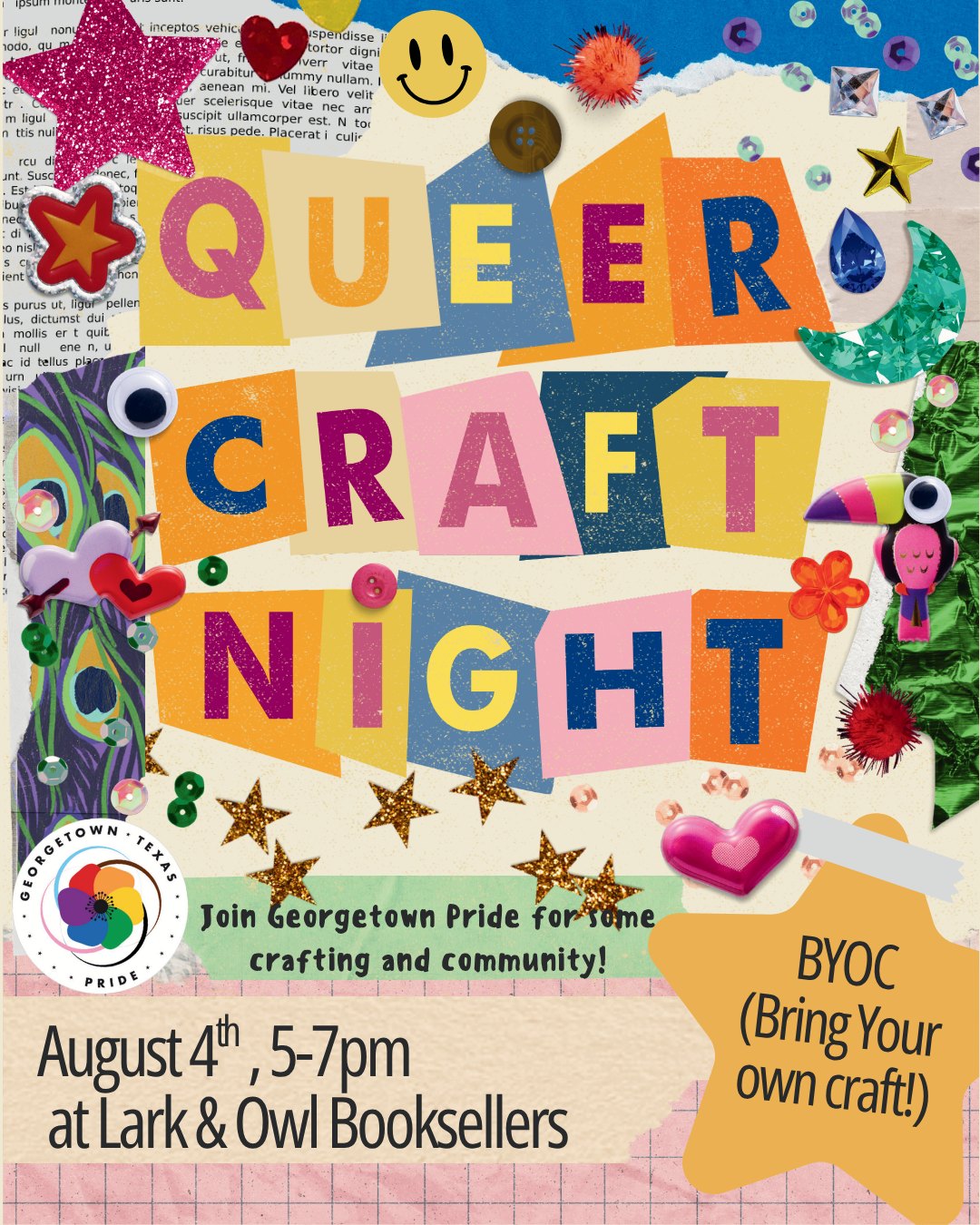 Queer Craft Night at Lark & Owl