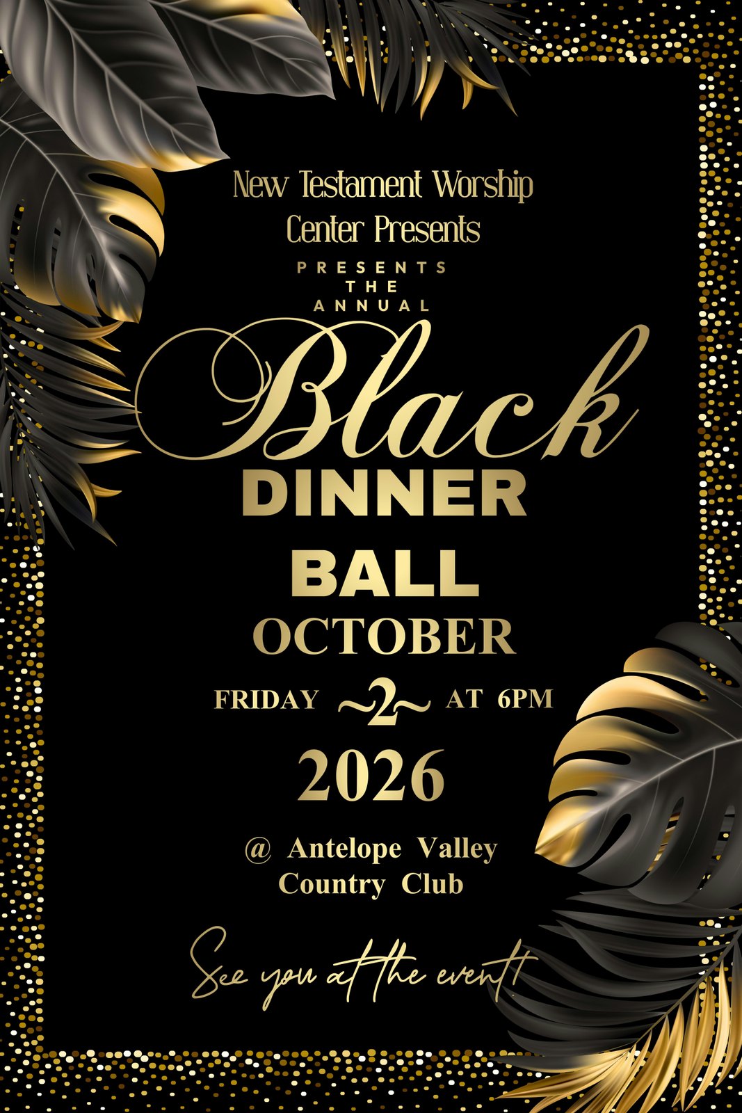 NTWC Black Dinner Ball 2026