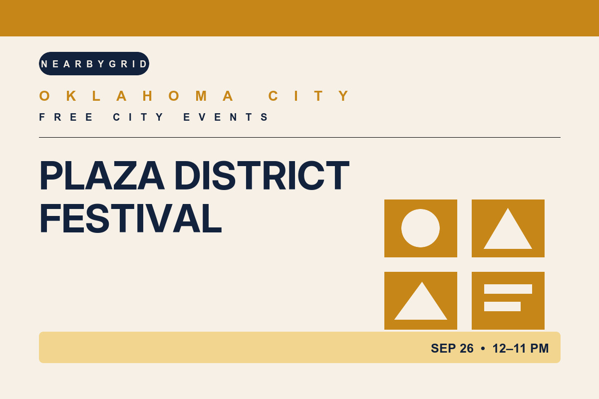 FREE Oklahoma City: Plaza District Festival