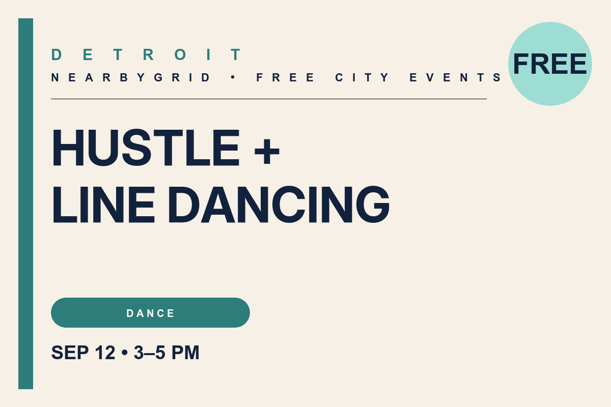 FREE Detroit: Hustle and Line Dancing at Beacon Park