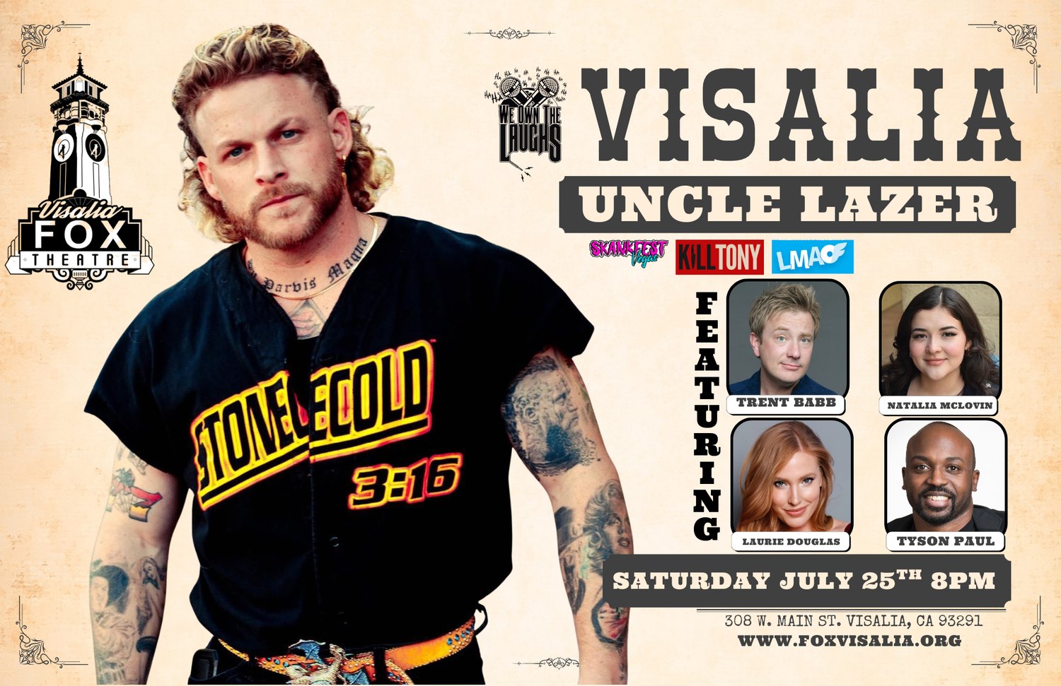 We Own The Laughs: Visalia