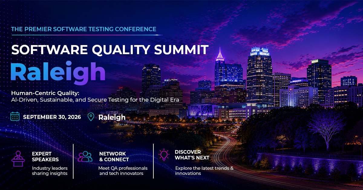 Software Quality Summit Raleigh 2026