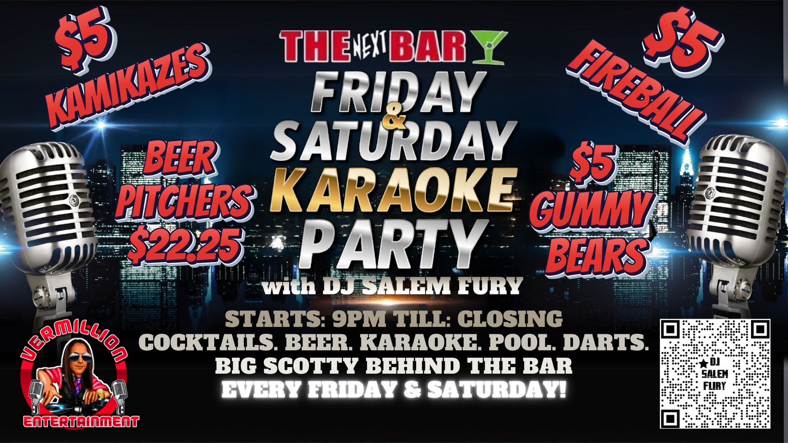 Friday & Saturday Karaoke Party at The Next Bar