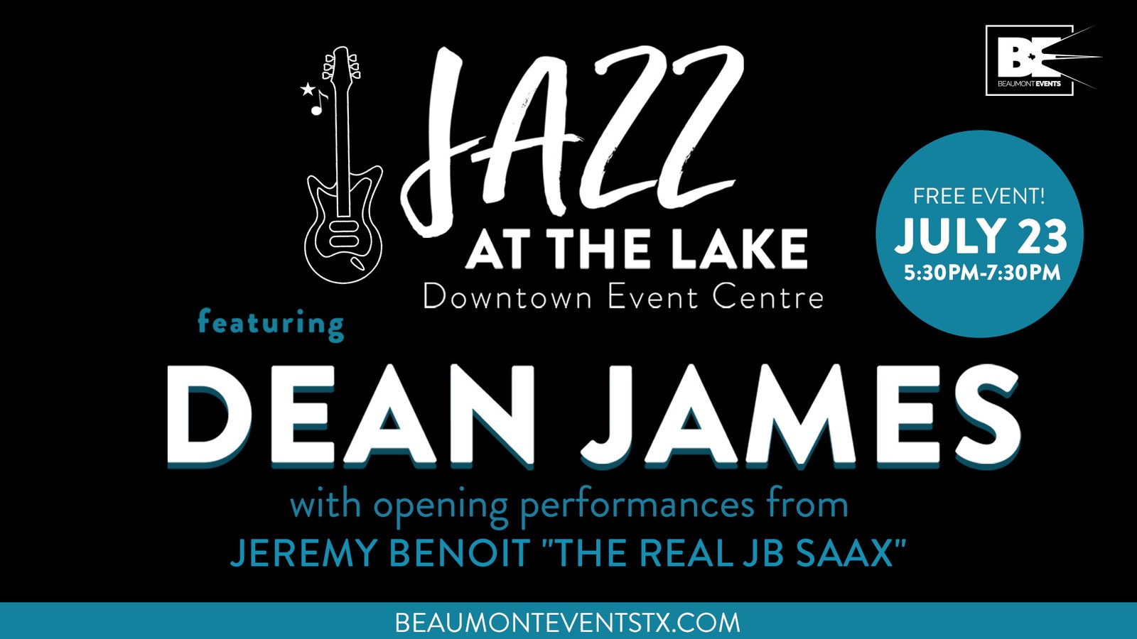 Jazz at the Lake 2026 featuring Dean James