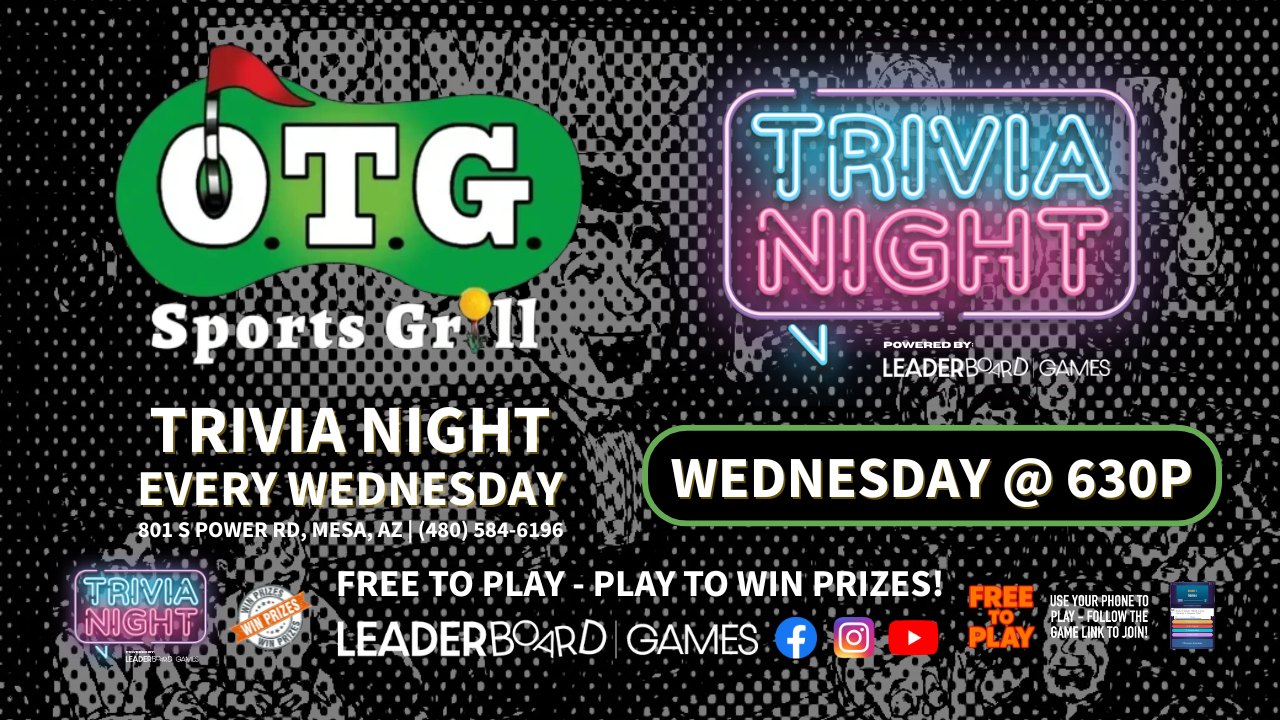 Trivia Night Wednesday