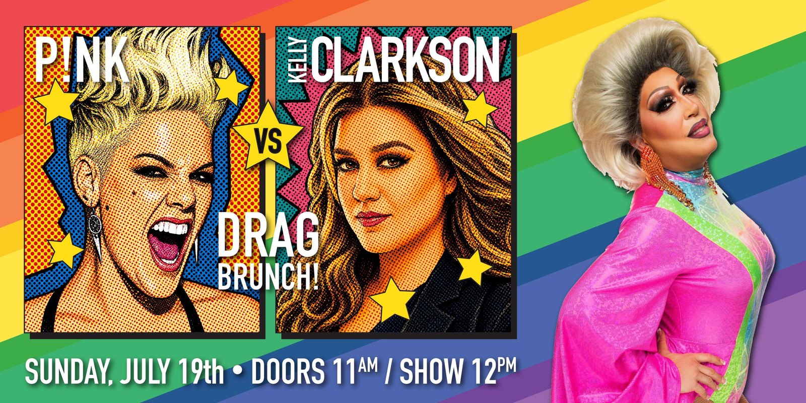 P!NK vs KELLY CLARKSON Drag Brunch