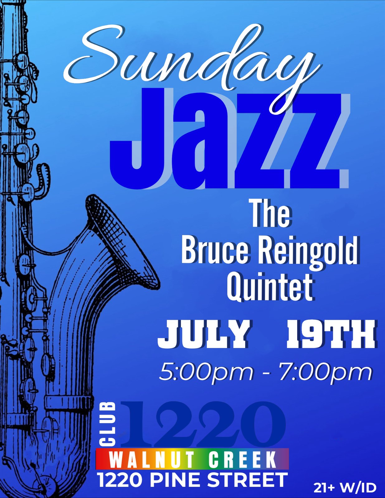 Sunday Jazz featuring The Bruce Reingold Quintet