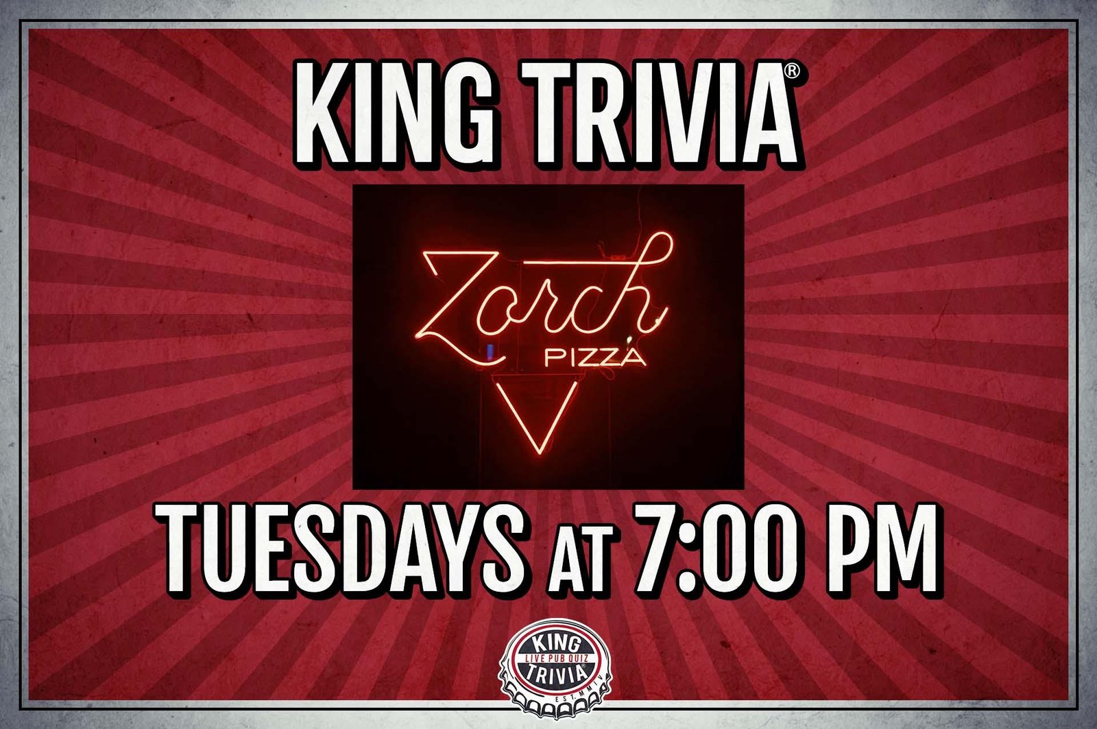Trivia Night at Zorch Pizza Parlor