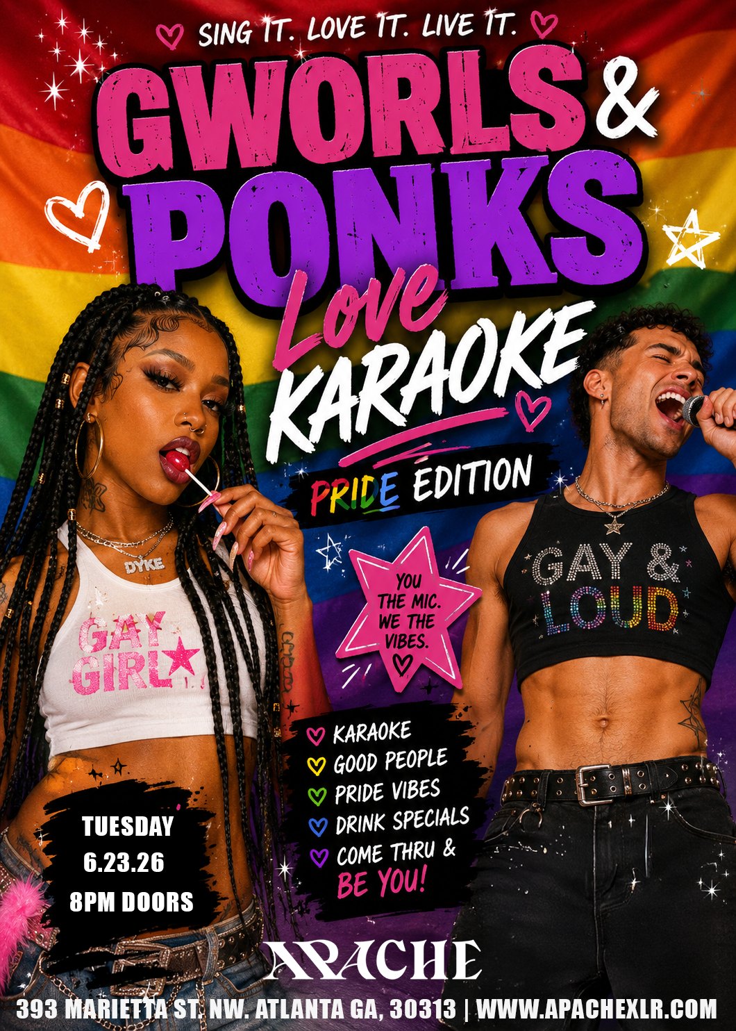 Gworls and Ponks Love Karaoke