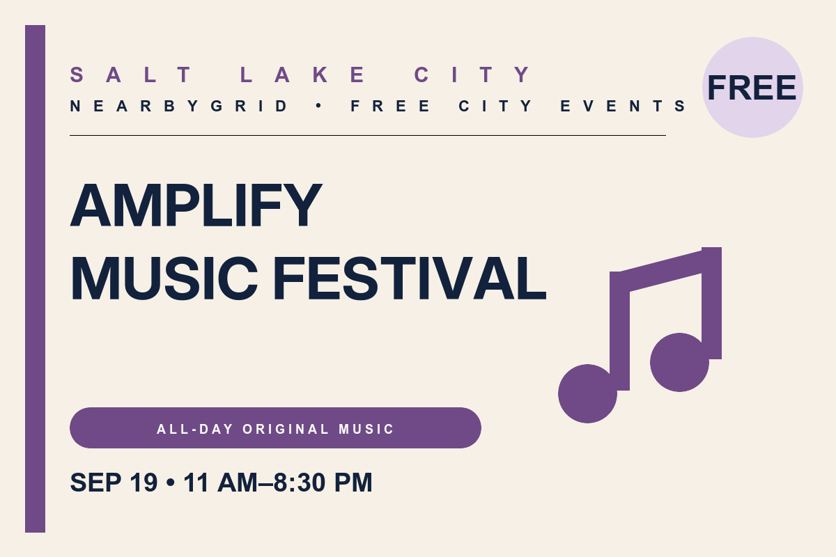 FREE Salt Lake City: AMPlify Youth Music Festival