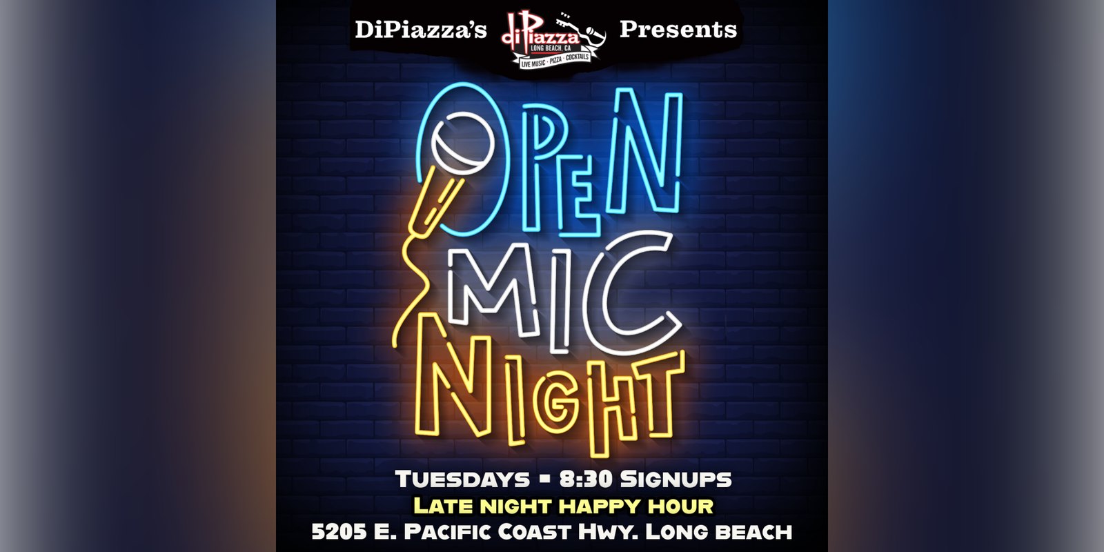 Open Mic Every Tuesday!