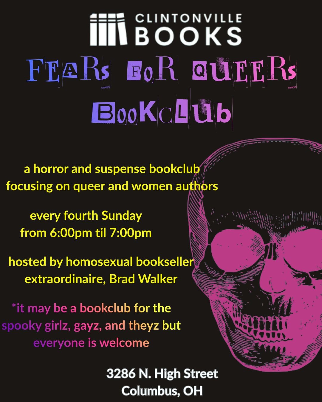 Fears for Queers: Queer Horror Book Club