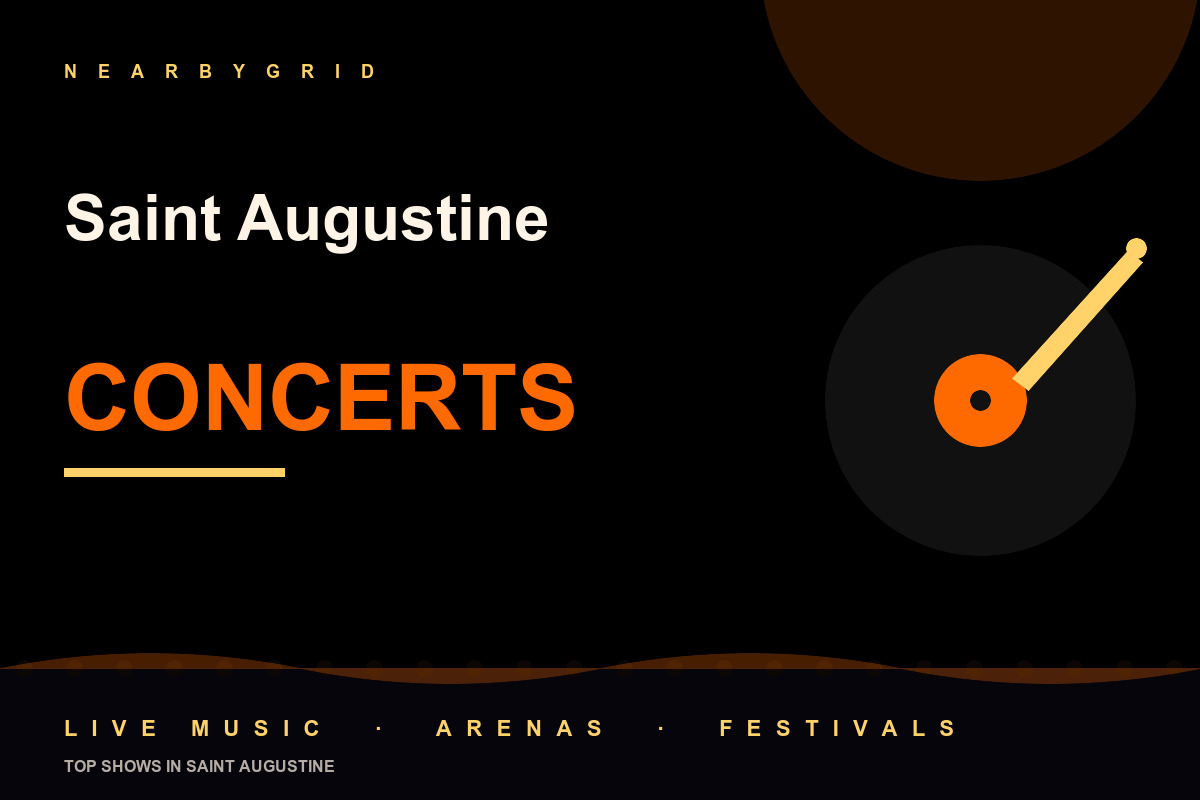Top Saint Augustine Concerts
