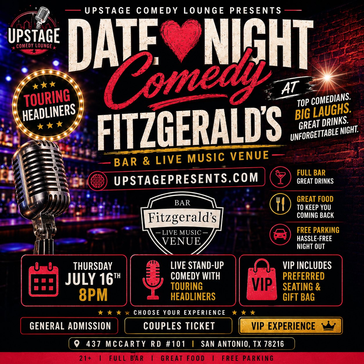 Date Night Comedy at Fitzgerald's