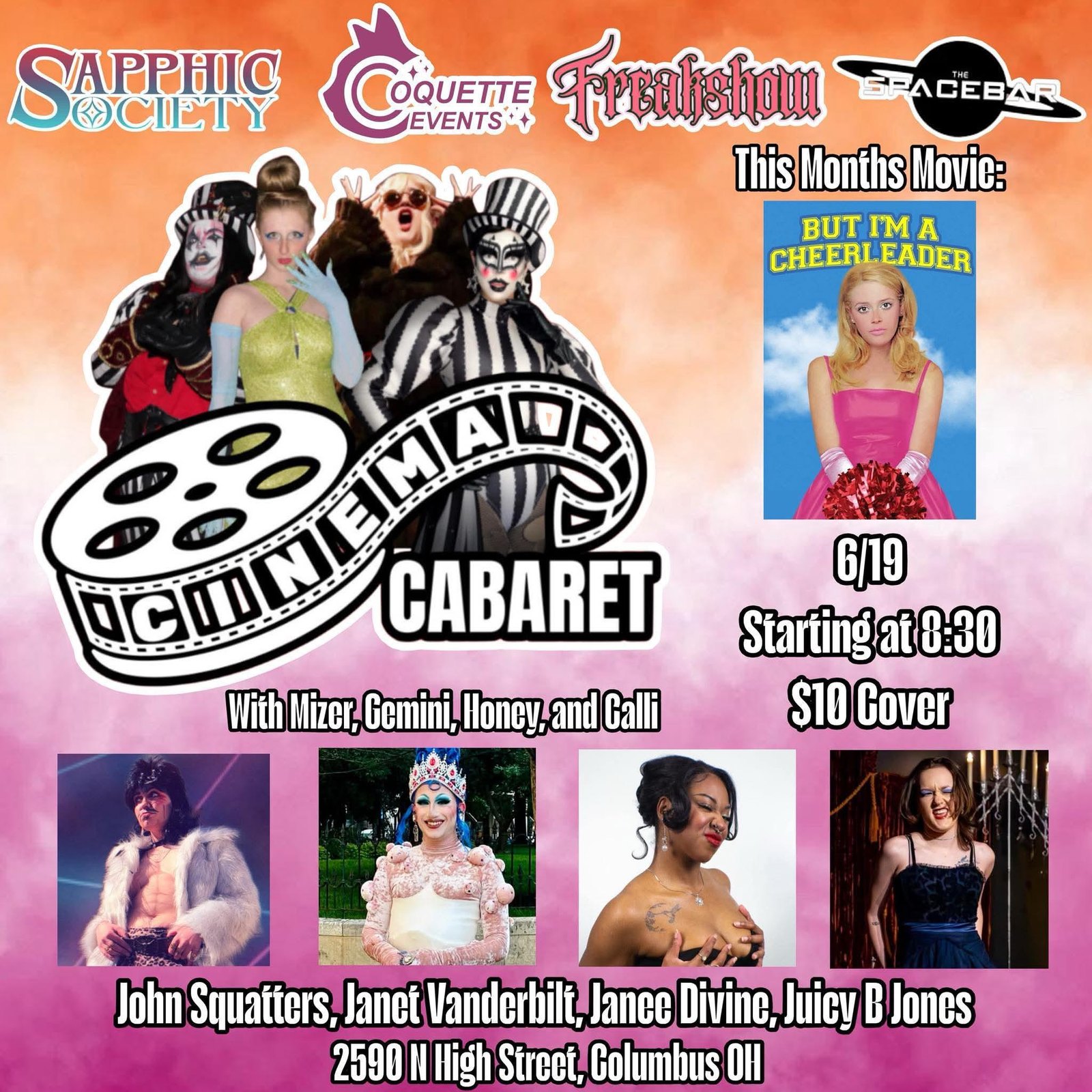 Cinema Cabaret: "But I'm a Cheerleader" + Variety Show