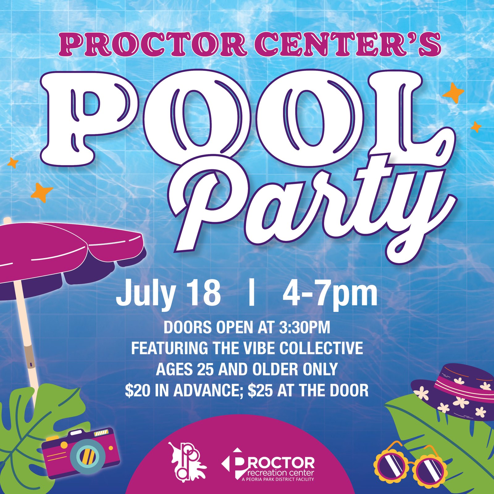 Proctor Center's Pool Party