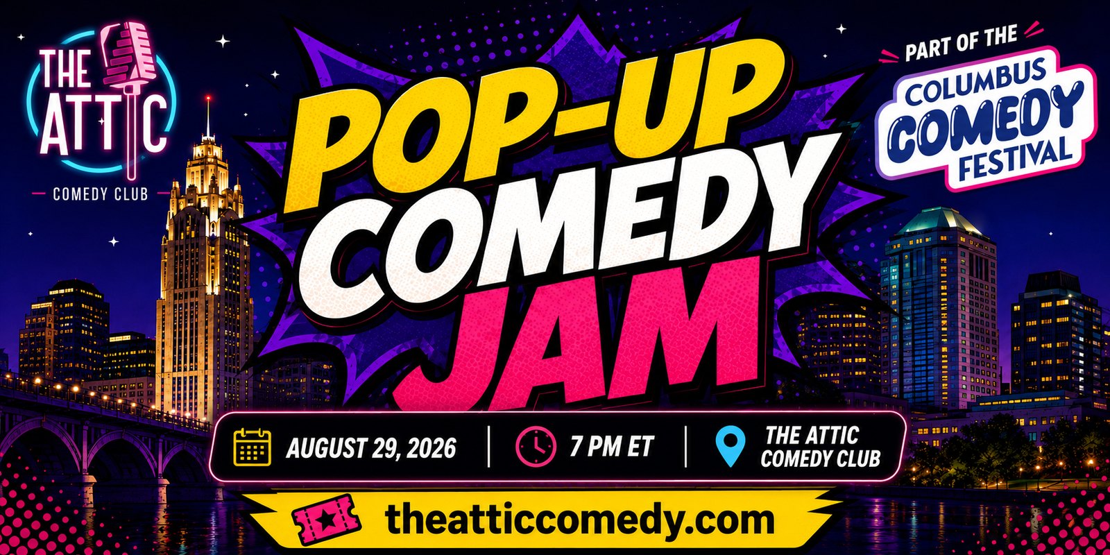 Popup Comedy Jam: Columbus Comedy Festival Edition