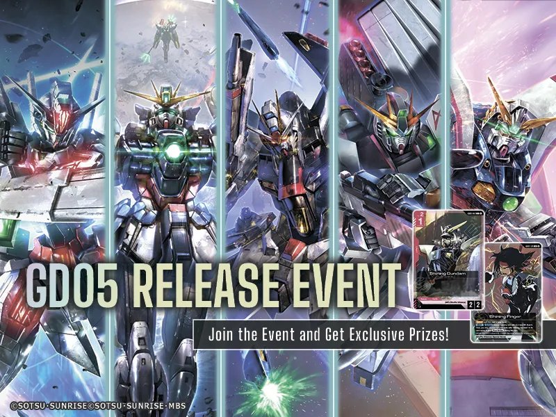 Gundam TCG GD05 Freedom Ascension Release Event