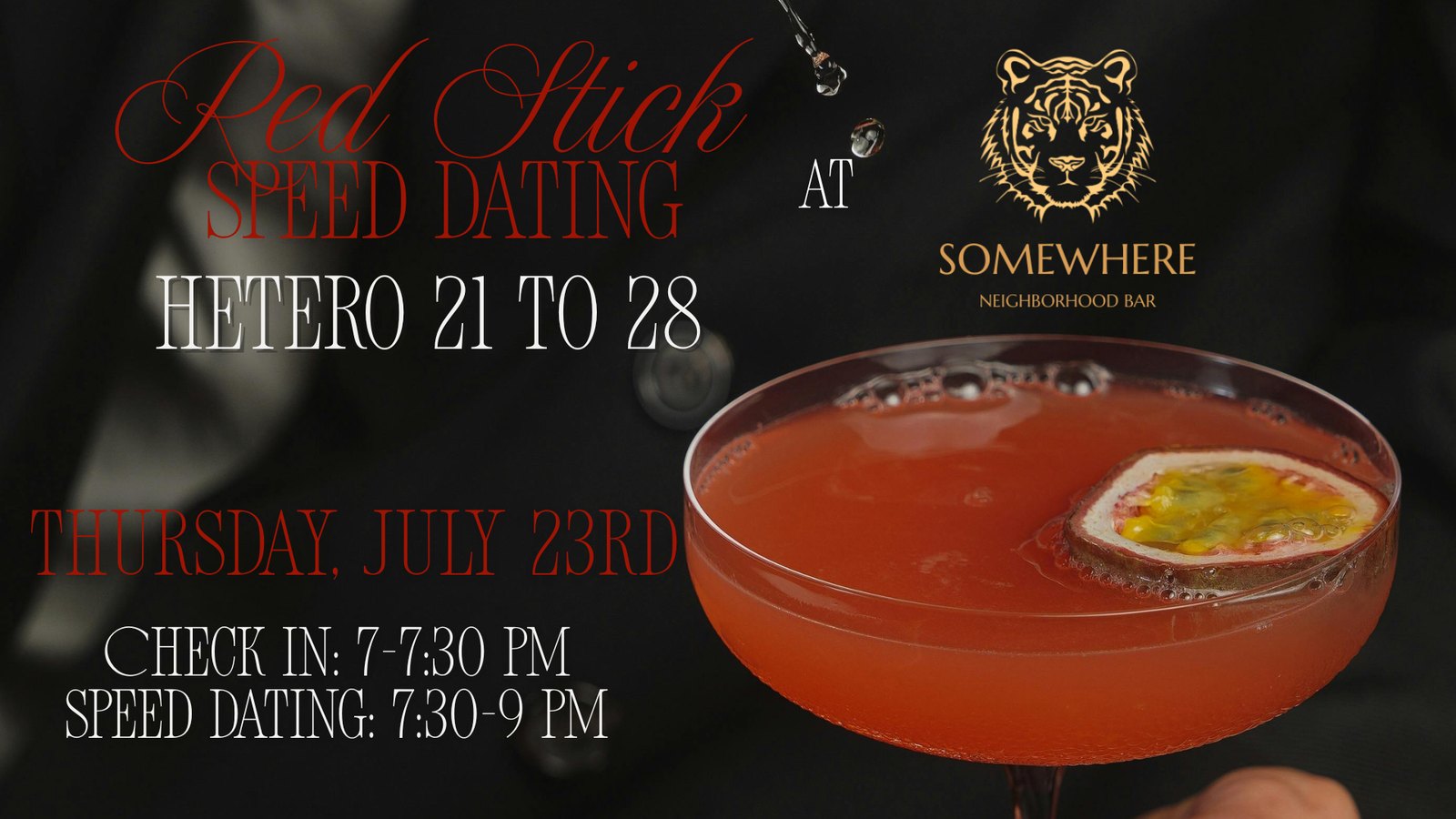 Red Stick Speed Dating @ Somewhere Bar