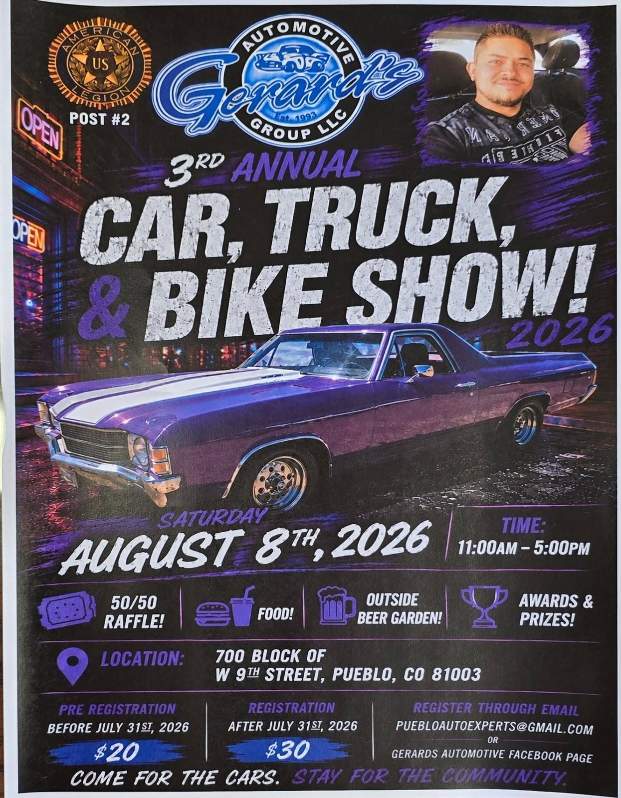 3rd Annual Car, Truck & Bike Show