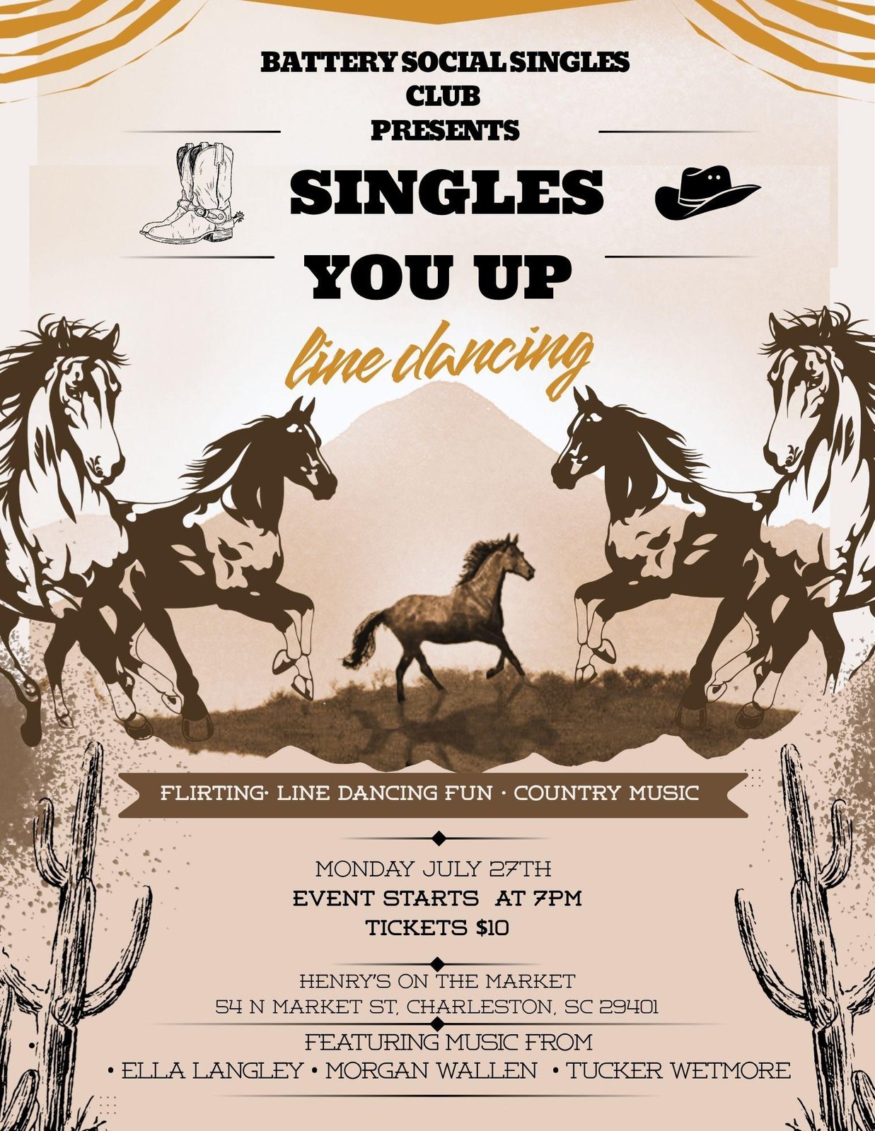 Singles You Up Line Dancing