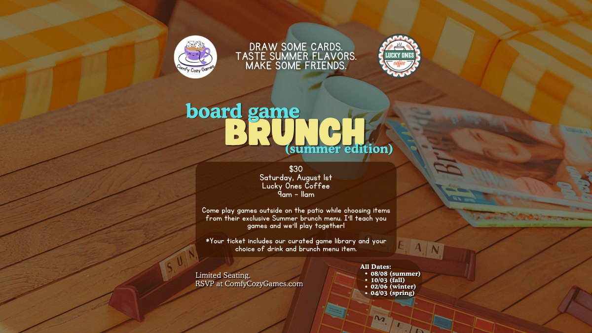 Board Game Brunch (Summer Edition)