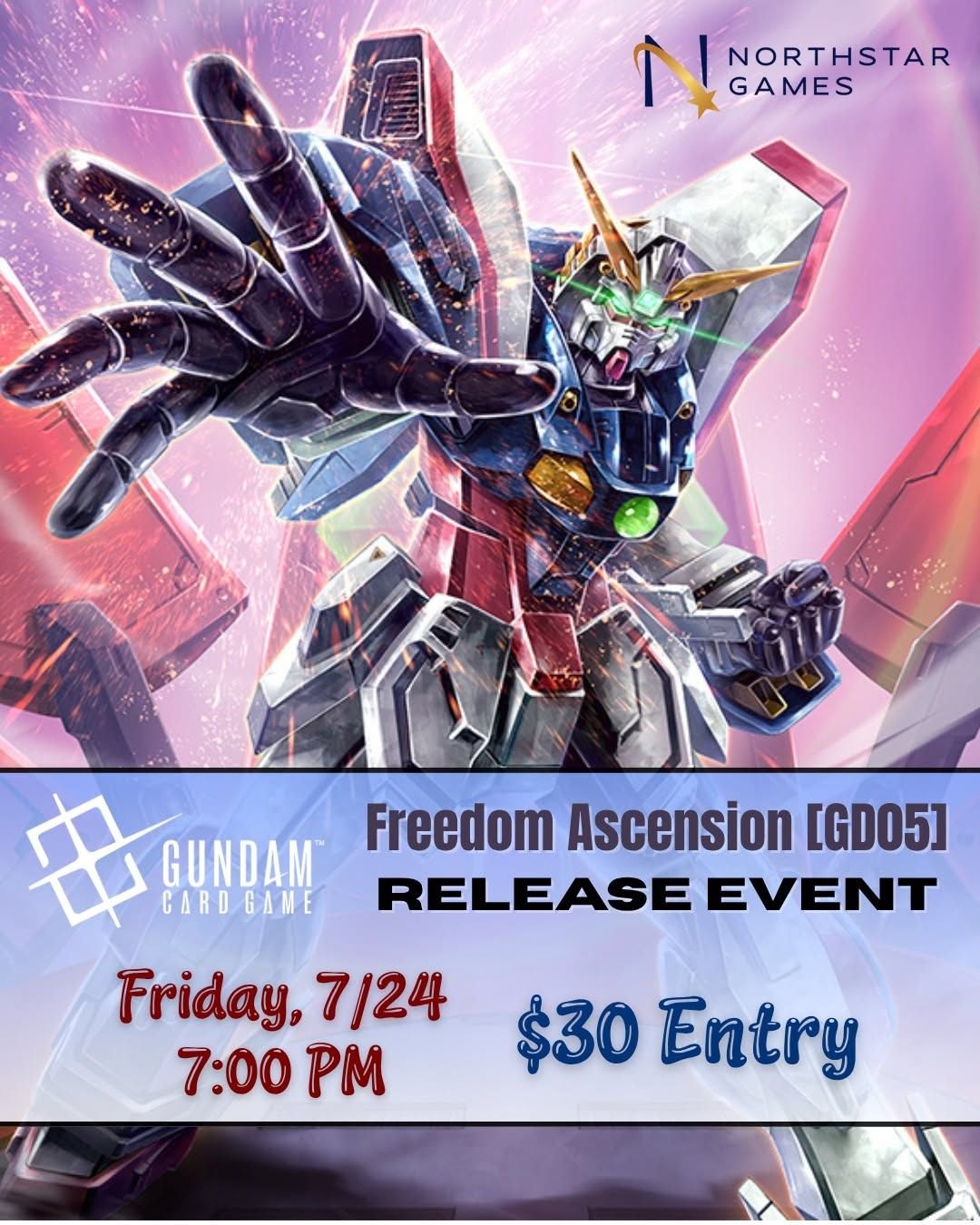 Gundam TCG - Freedom Ascension [GD05] Release