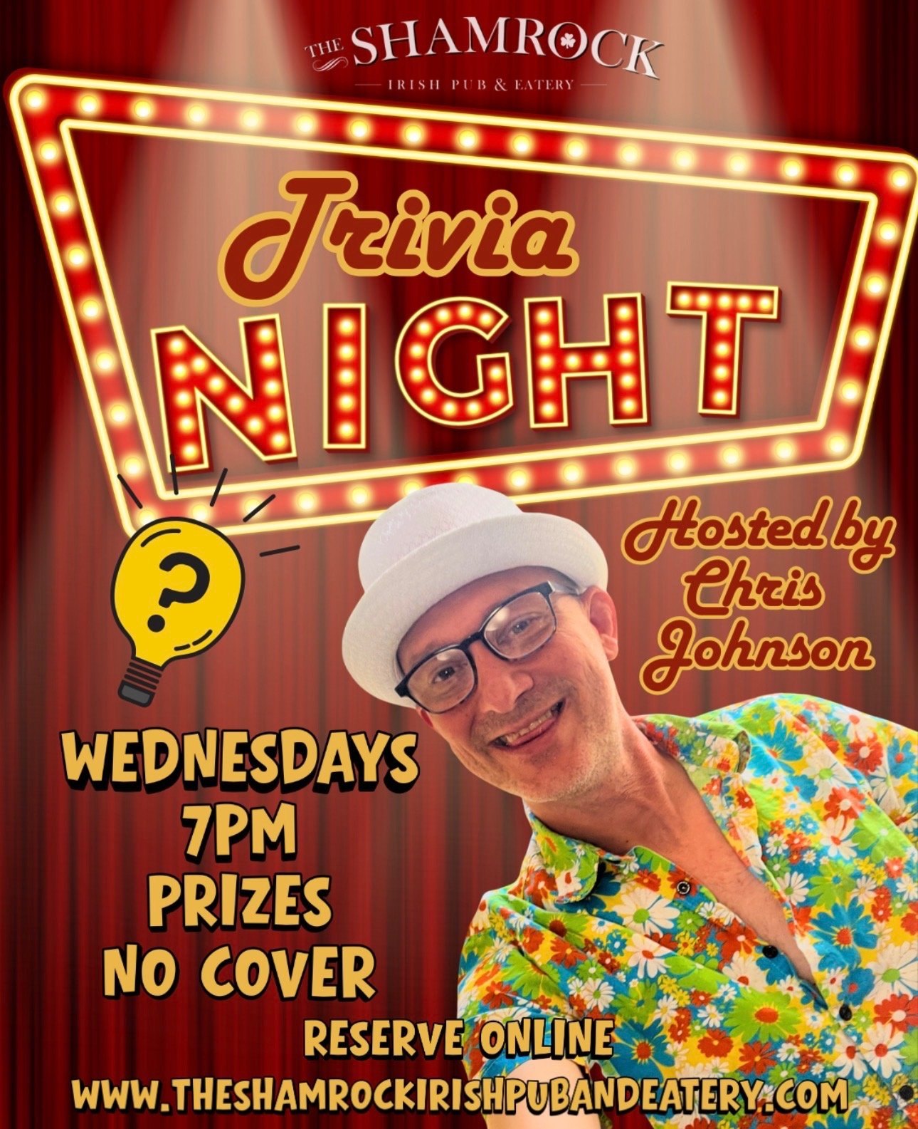 Wednesday Prize Trivia Night