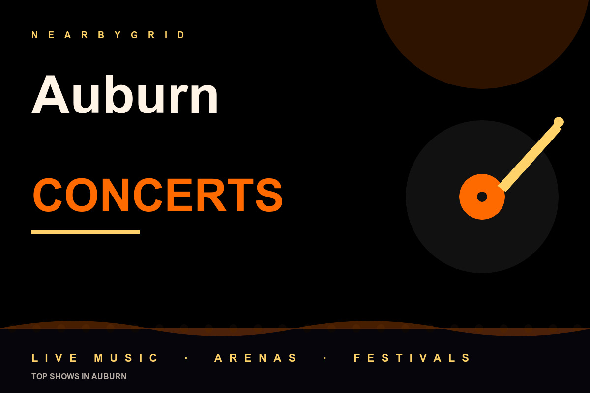 Top Auburn Concerts