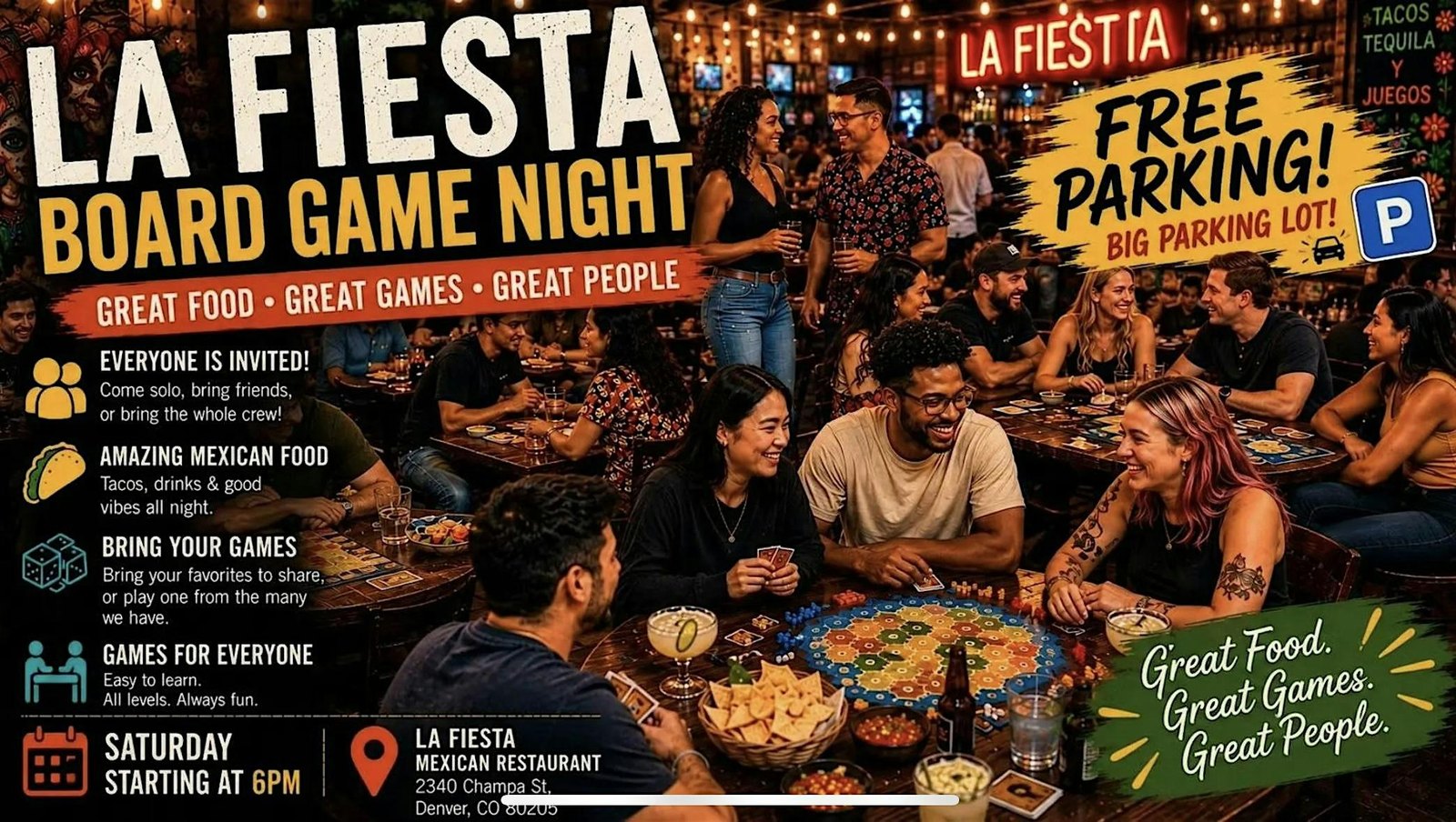 Free to Attend: Board Game Night