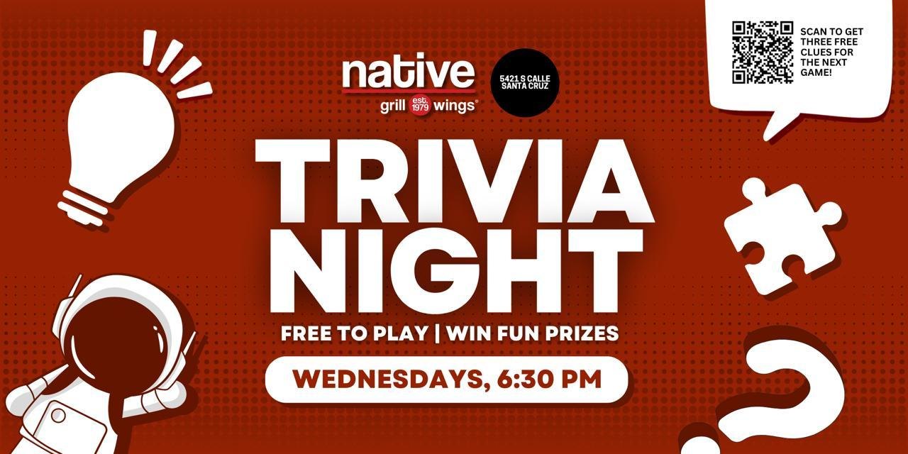 Tucson Trivia Night (Native Grill & Wings)