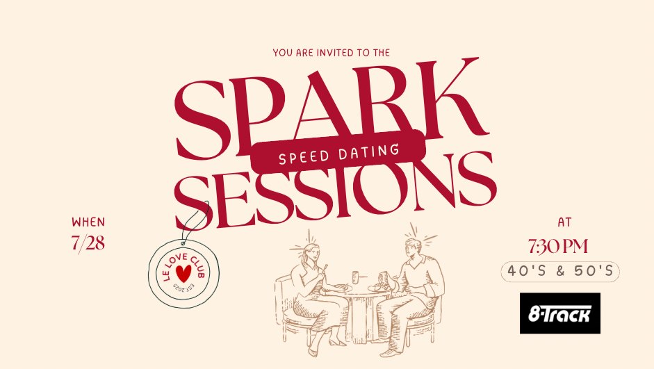 Spark Sessions: Modern Speed Dating Event (40s & 50s)