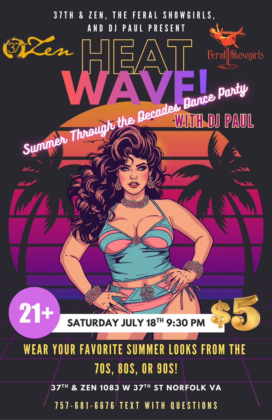 Heat Wave: Summer Through the Decades Dance Party with DJ Paul